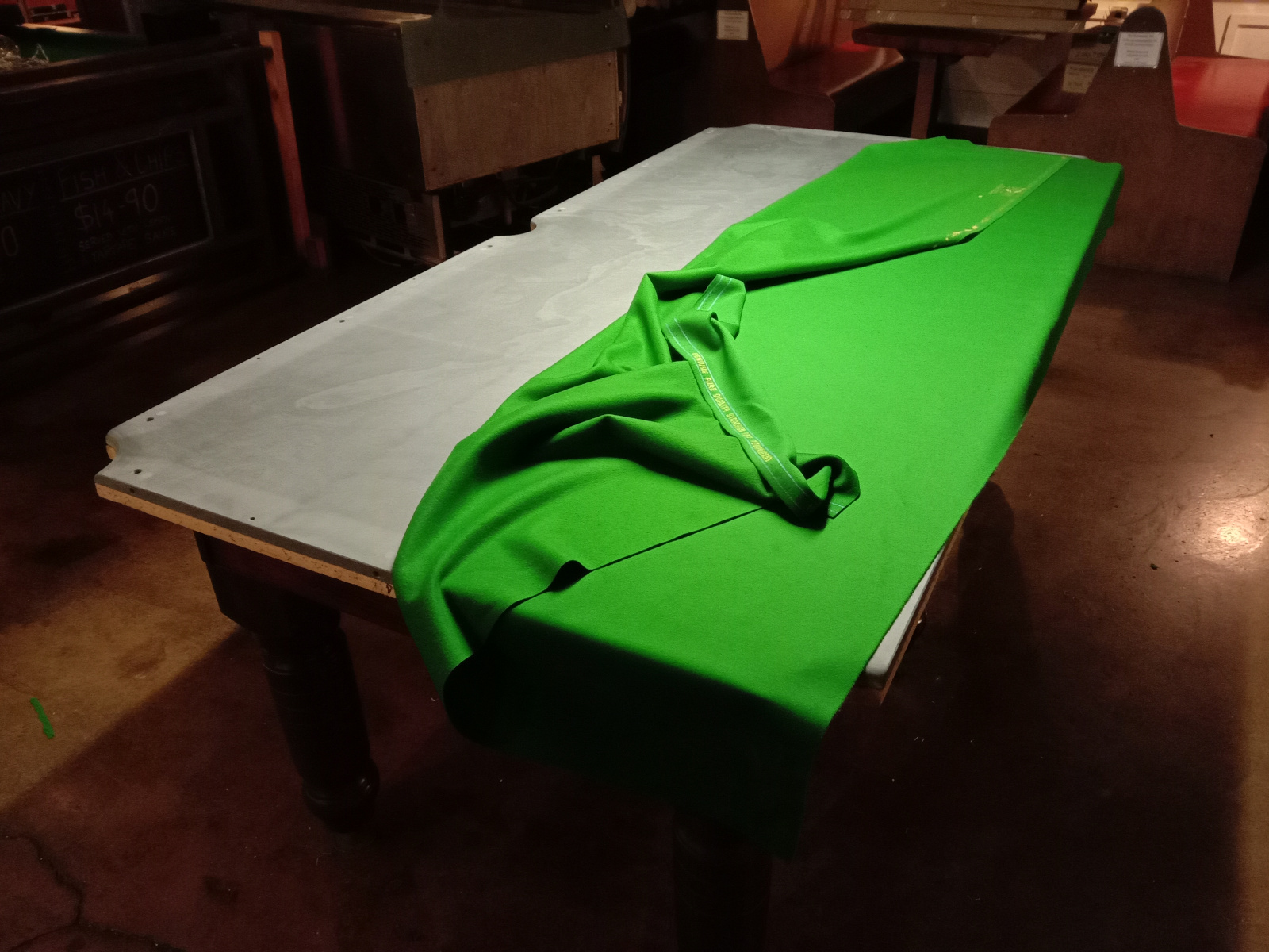 Pool Table Refelt Recovering